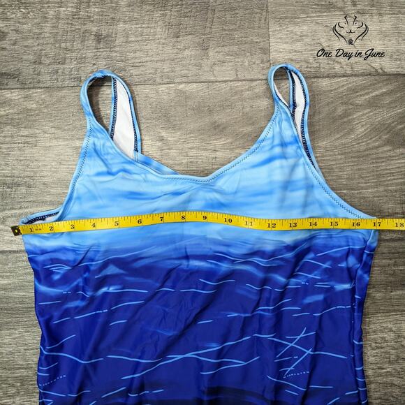 Aleumdr Cross Back One Piece Swimsuit Size L - Picture 4 of 6